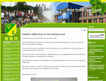 Tablet Screenshot of amt-itzehoe-land.de